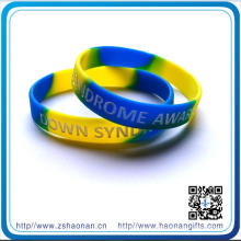 202*12*2mm OEM Printed Silicone Bracelet Rubber Band